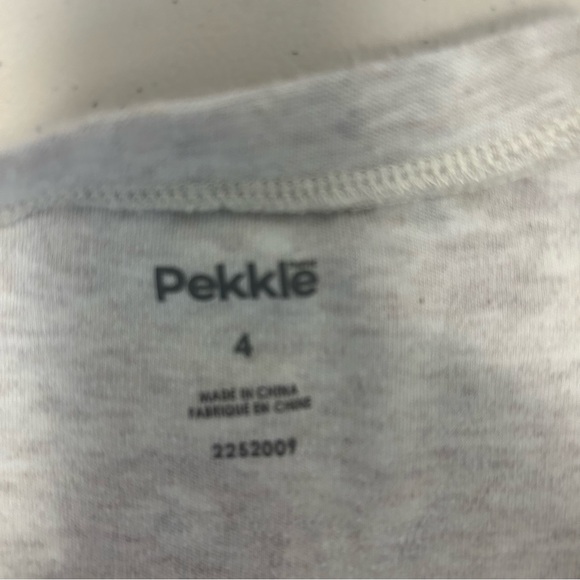 Pekkle One Piece Beige Bear Zippered Sleeper , Size 4 - Picture 6 of 8